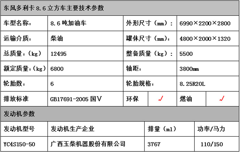 东风8吨油罐车